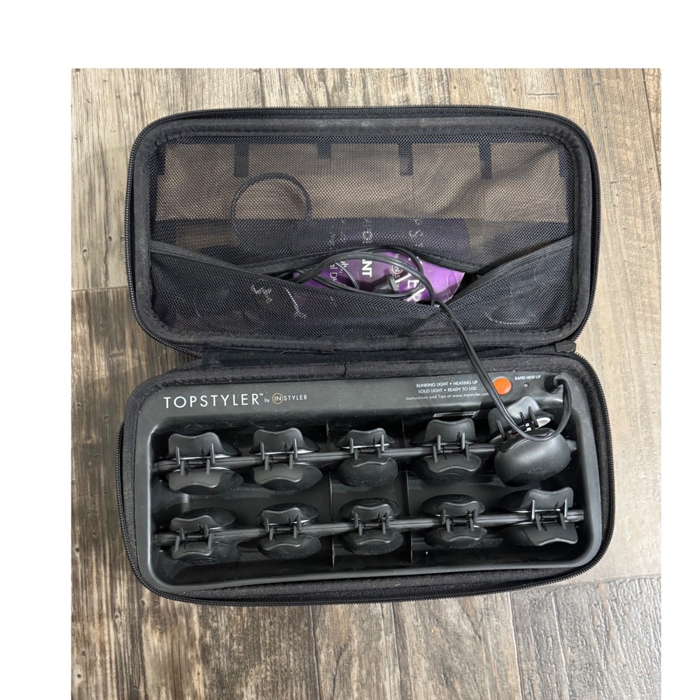InStyler TopStyler Ceramic Tourmaline Heated C-Shell Hair Styling System 15